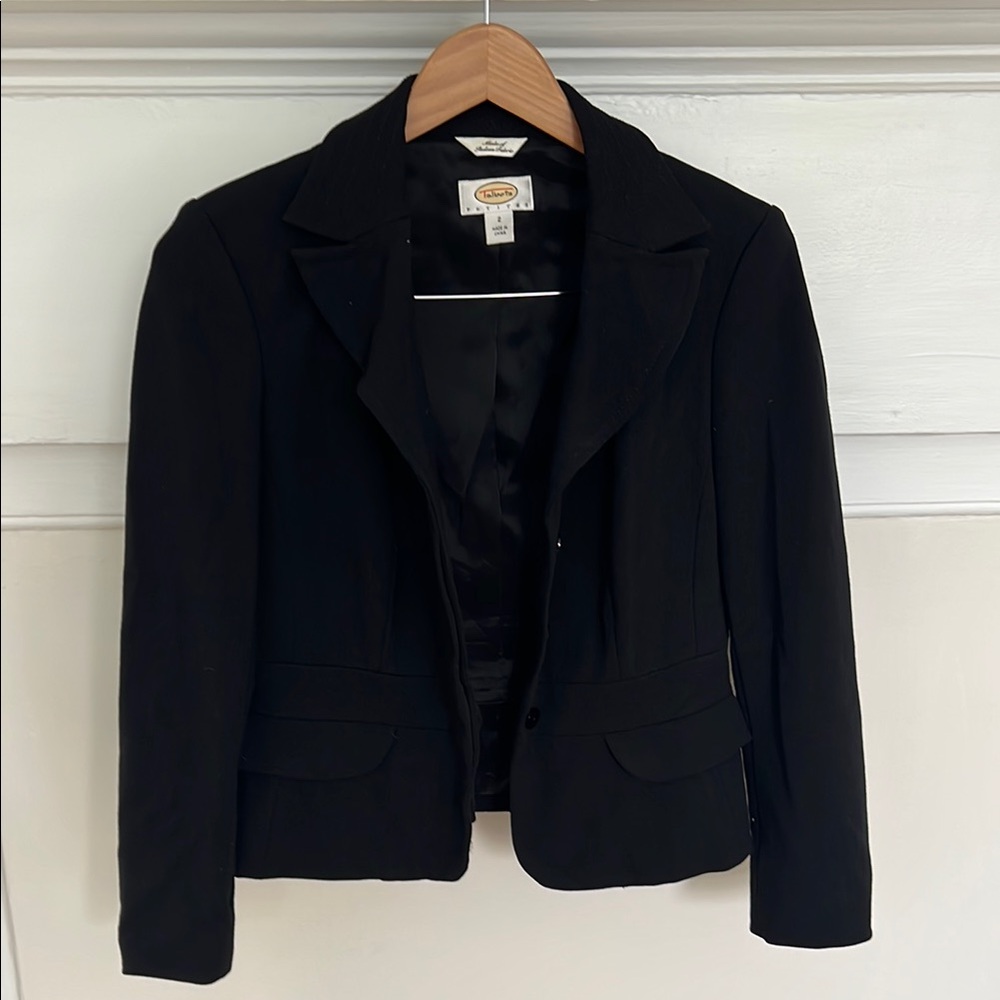 Talbots Black Tailored Blazer